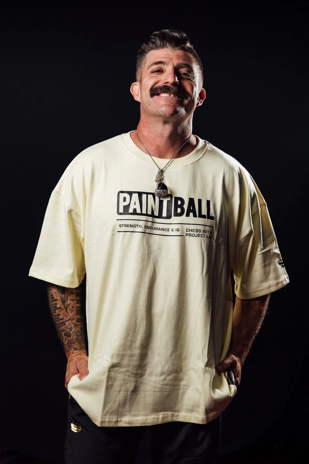 Chess Ivory - Thomas Taylor Elite Collection - Heavyweight Short Sleeve - Image 4