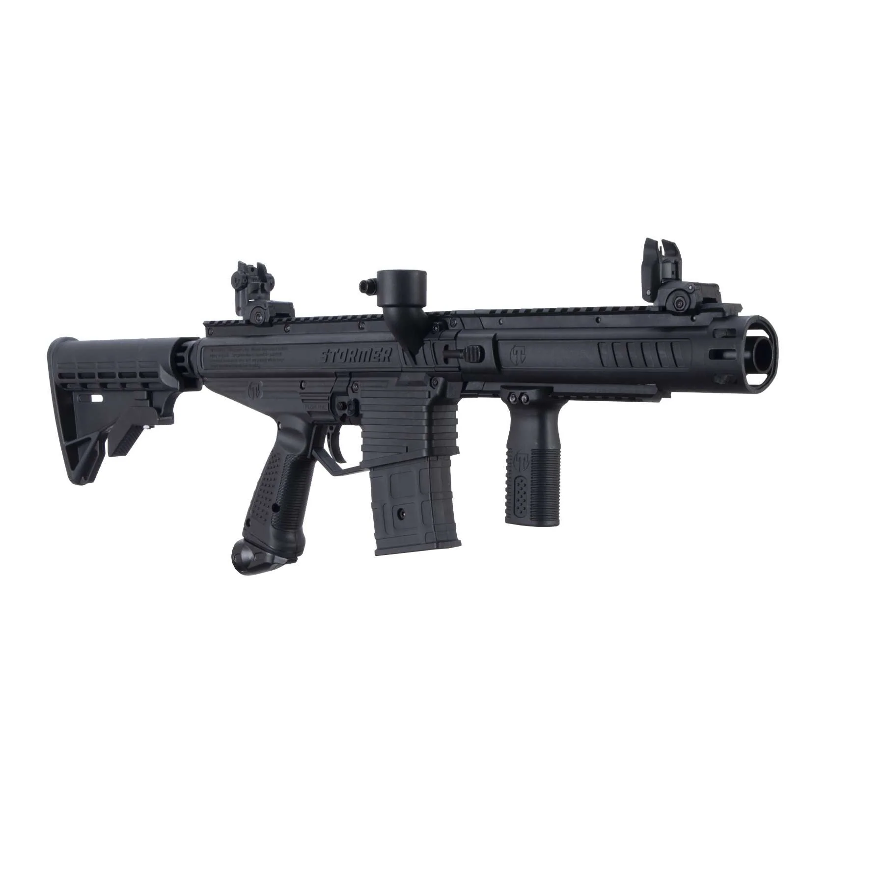 Tippmann Stormer Elite Dual Fed Marker - Black - Image 5
