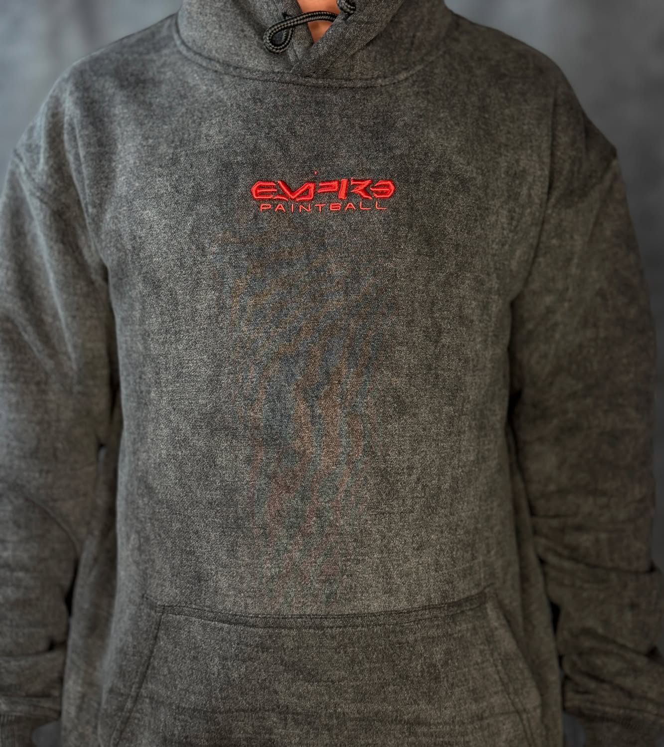 Empire Pull Over Hoodie - Stonewash - Black - Image 3