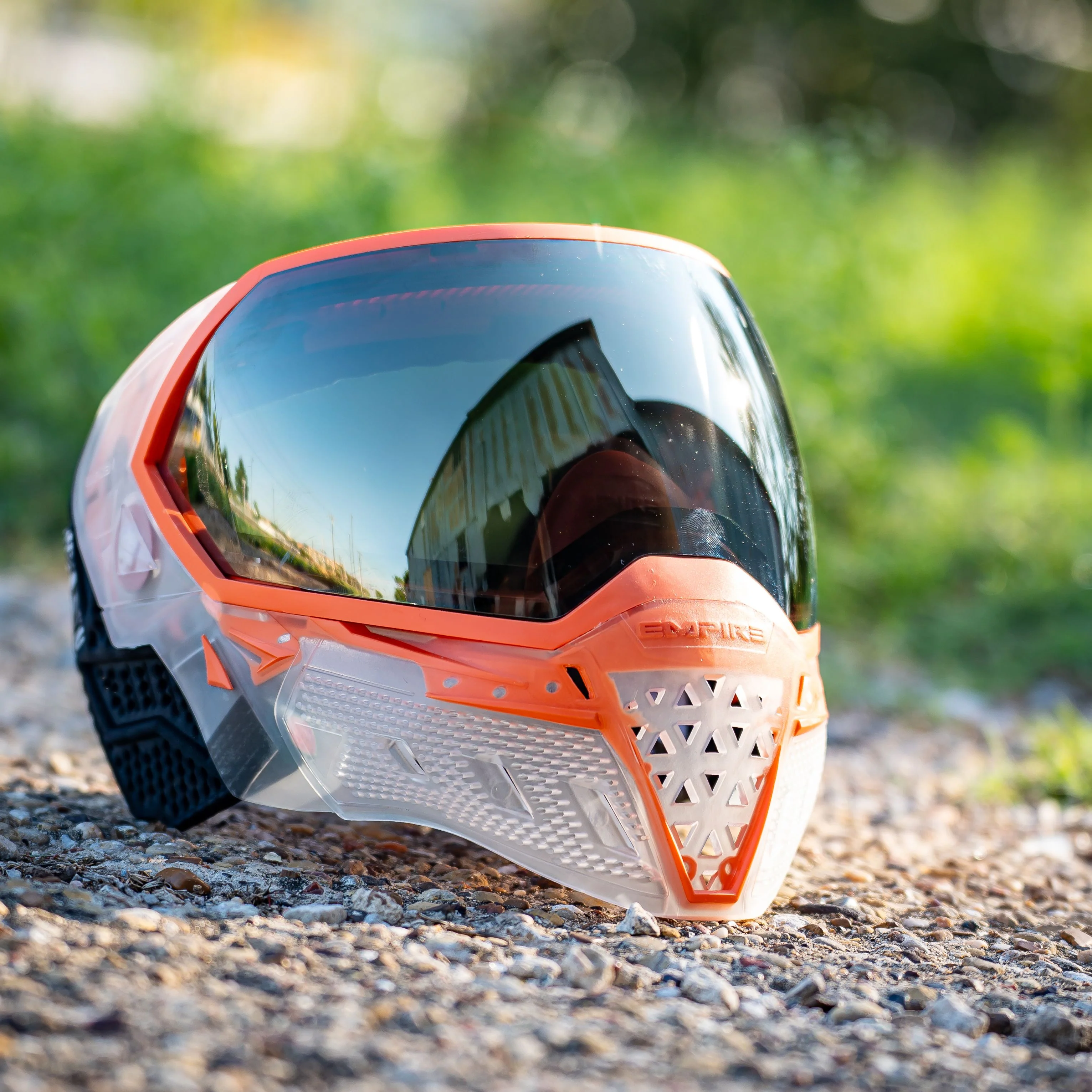 Empire EVS Crystal Clear  / Orange w/ Black Chrome Lens - Image 3