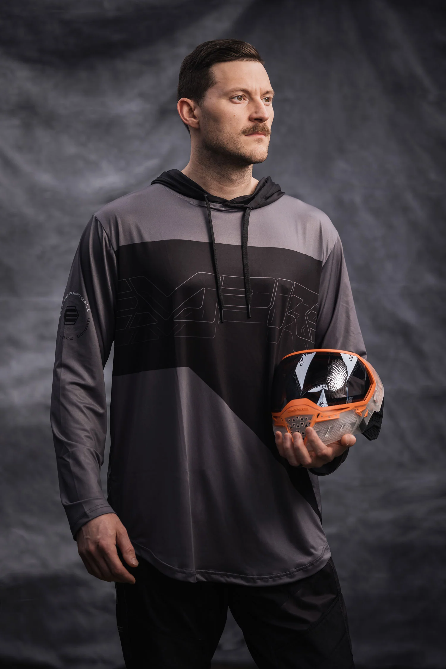 Empire EVS Crystal Clear  / Orange w/ Black Chrome Lens - Image 5