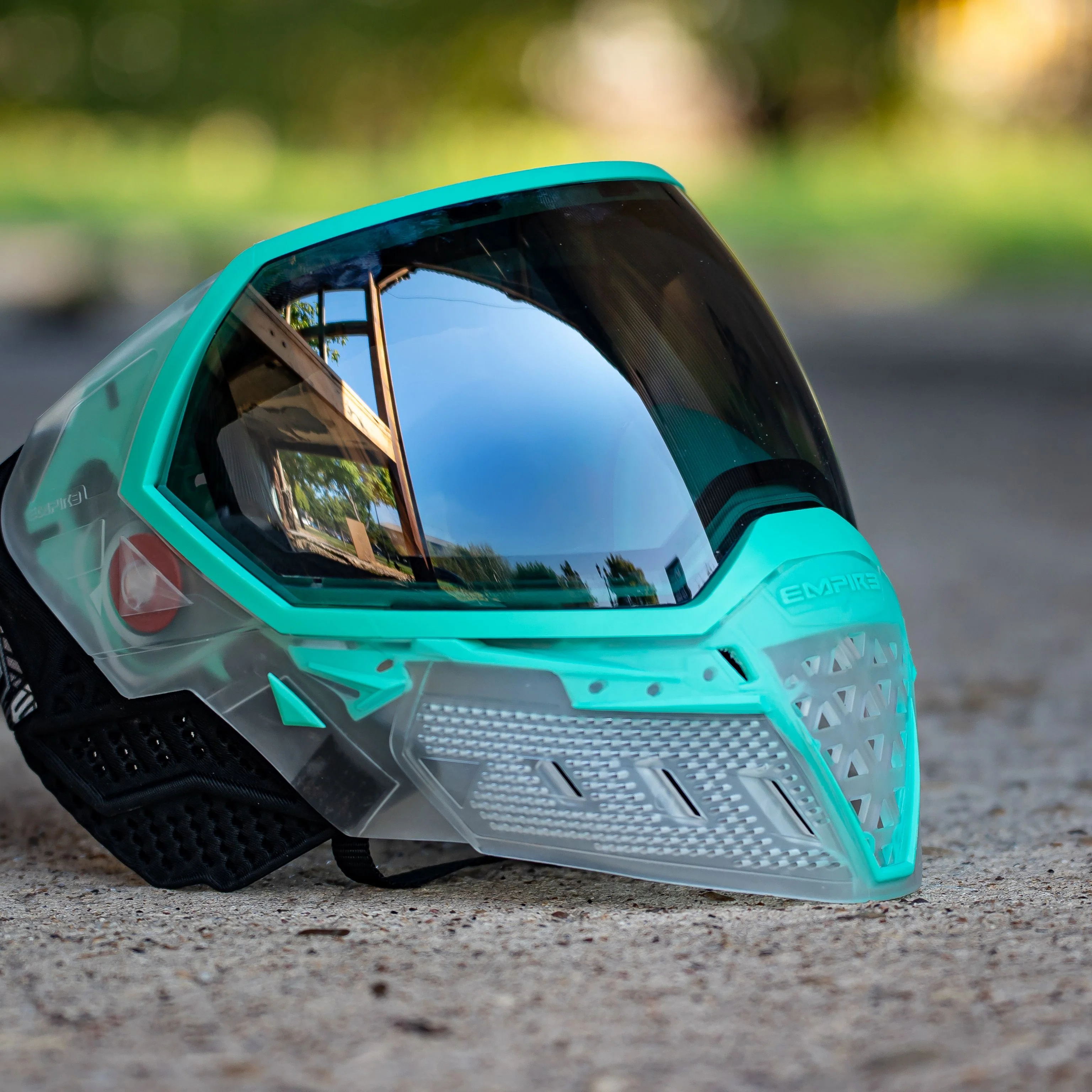 Empire EVS Crystal Clear / Teal w/ SIlver Mirror Fade Lens - Image 3