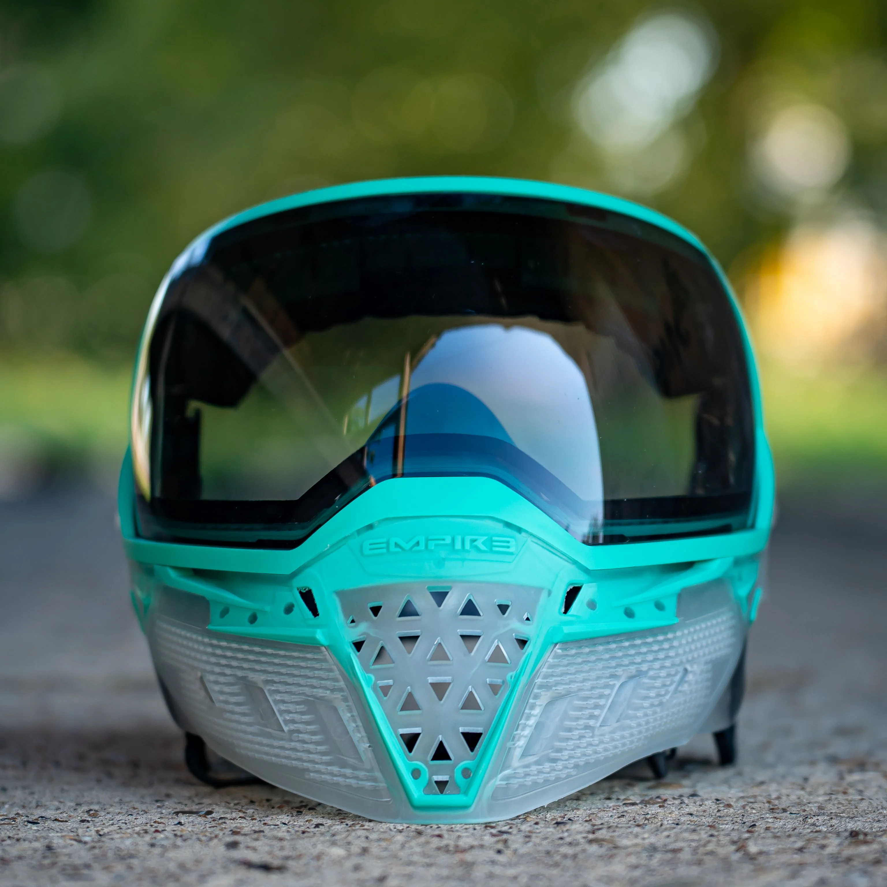 Empire EVS Crystal Clear / Teal w/ SIlver Mirror Fade Lens - Image 4