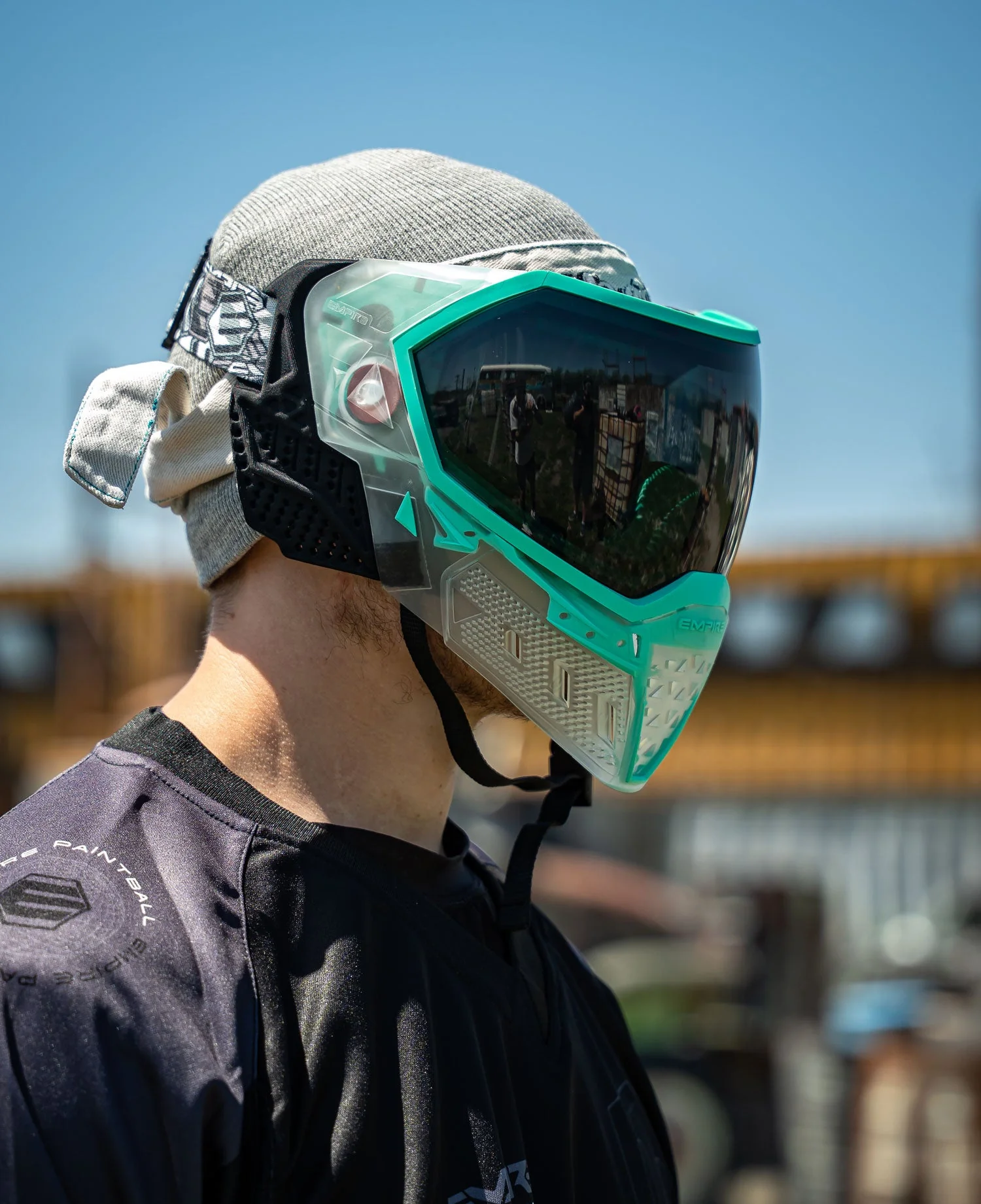 Empire EVS Crystal Clear / Teal w/ SIlver Mirror Fade Lens - Image 6