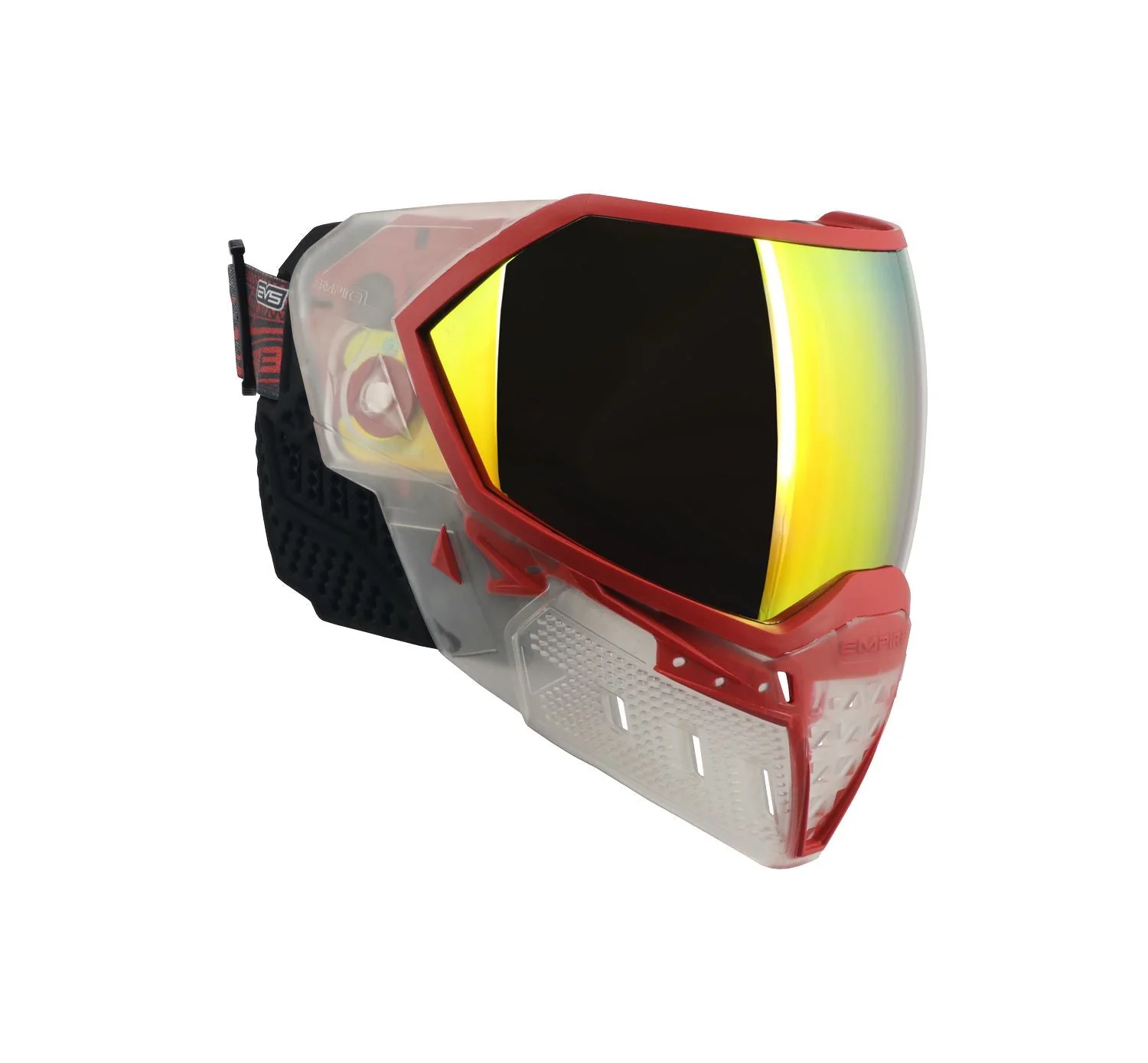 EVS Crystal SE Clear/Red w/ Fire Mirror Lens - Image 4