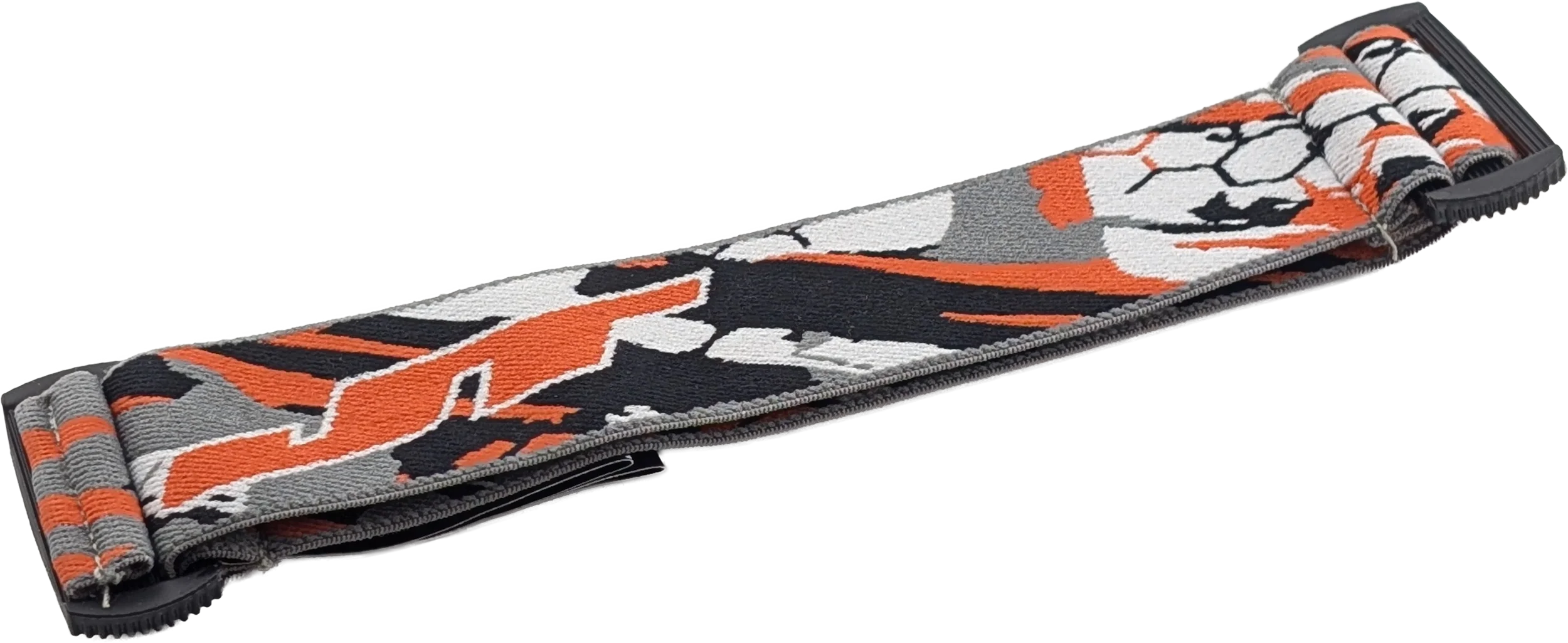 JT Orange Moto Woven Goggle Strap - Image 3