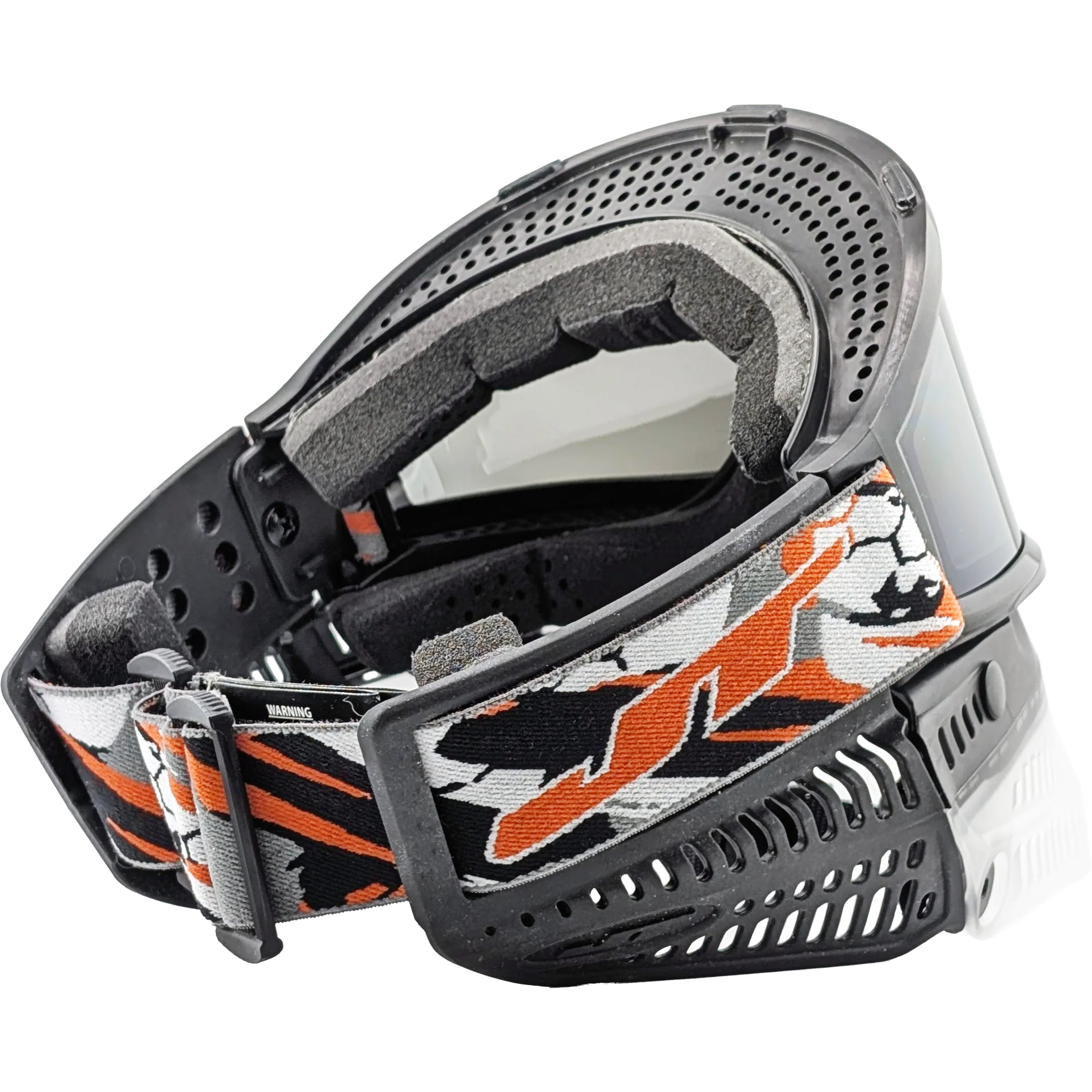 JT Orange Moto Woven Goggle Strap - Image 4
